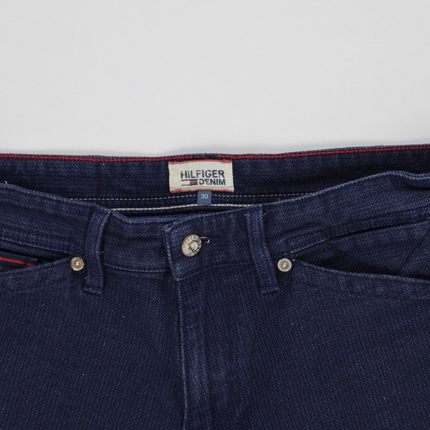 Tommy Hilfiger Denim Shorts Navy Blue Size 30 100 Cotton 25cm Inseam