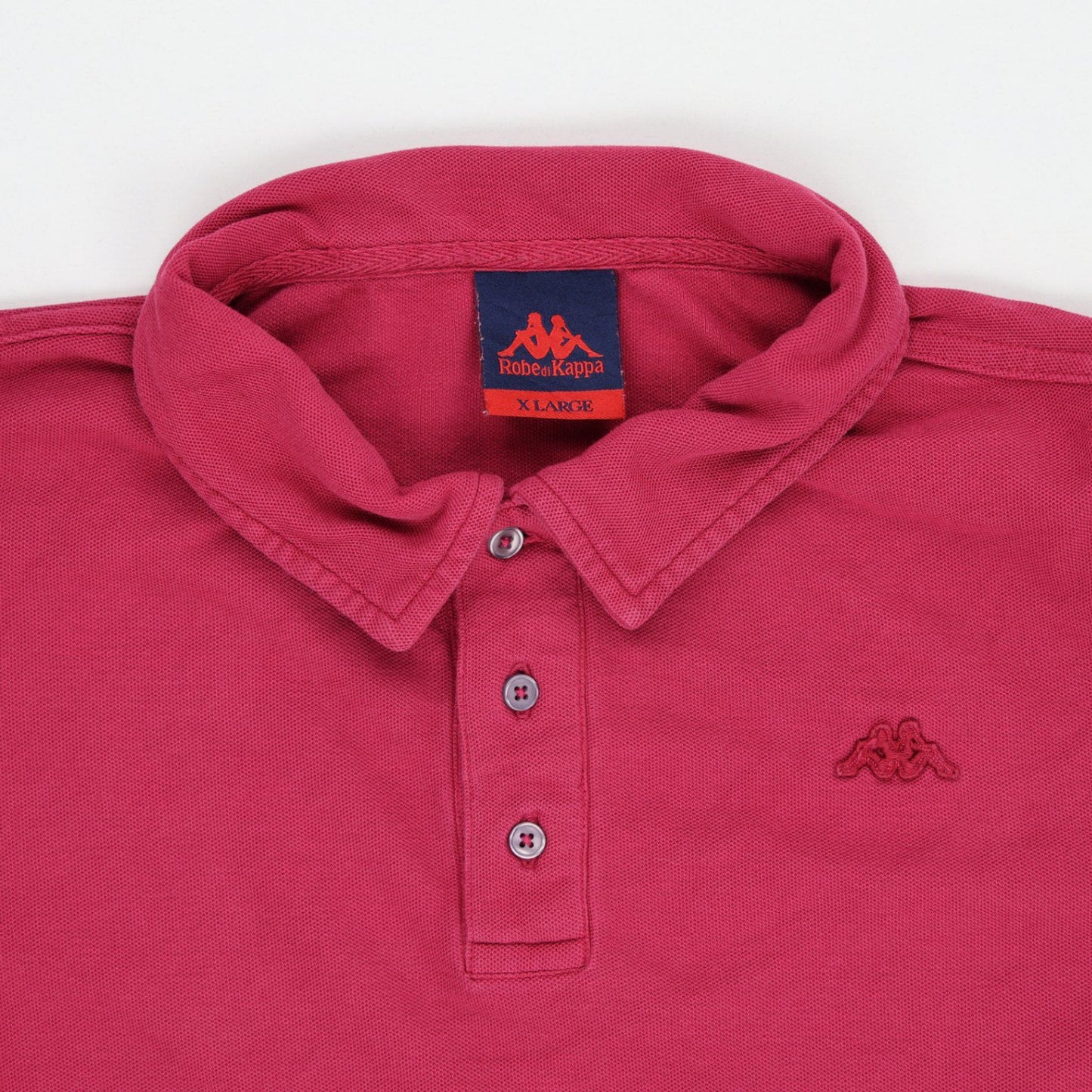 Robe di Kappa Men's Classic Polo Shirt Burgundy XL Cotton