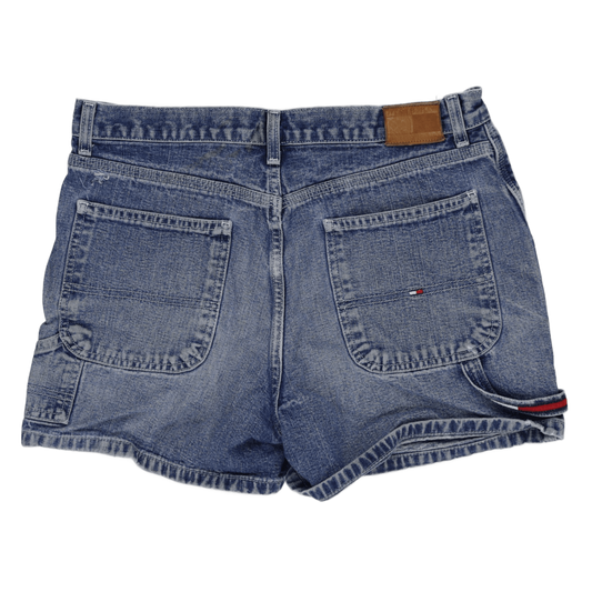 Tommy Hilfiger Vintage Denim Shorts Blue 32 Inch Waist 11 Inch Inseam Casual Cotton