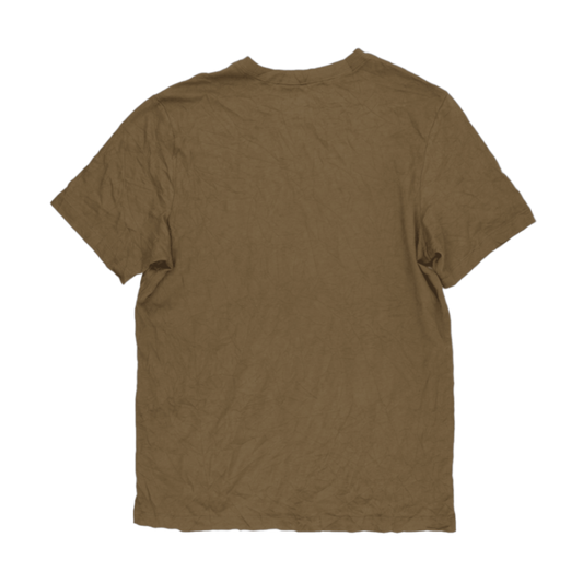 Nike Olive Green Crew Neck Cotton T-Shirt Medium