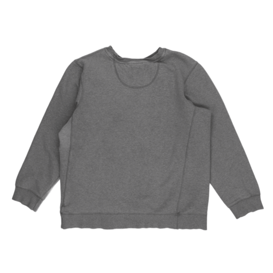 Nike Grey Crew Neck Sweatshirt Men's Medium Cotton Blend Pullover