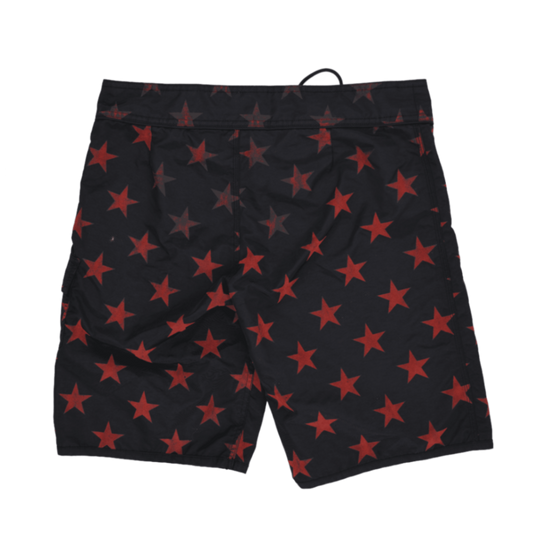 Carhartt Cargo Shorts Black Red Stars Size 32 100 Percent Nylon Mens