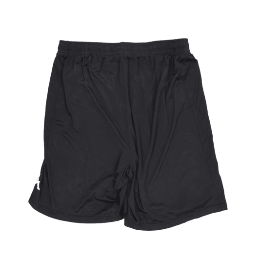 Kappa Black Sports Shorts Large 22 Inseam Polyester Mens