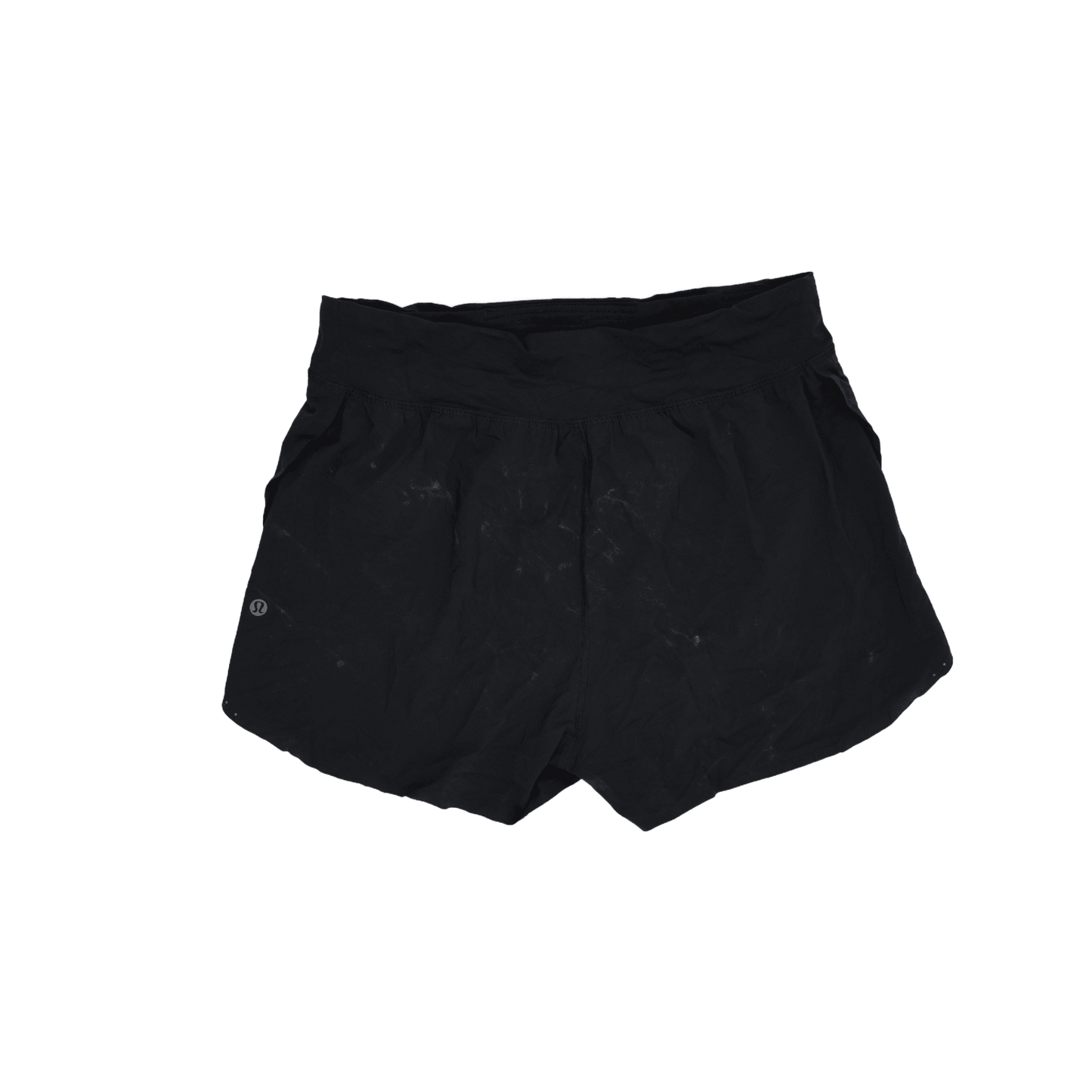 Lululemon Black Athletic Shorts Women's Medium 5 Inch Inseam Polyester Blend
