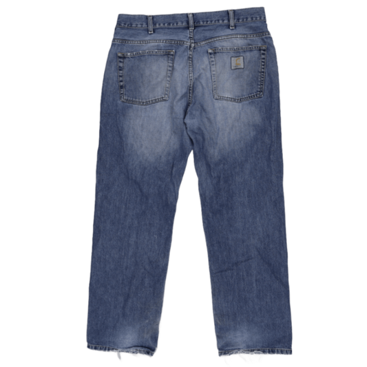 Carhartt Relaxed Fit Blue Denim Jeans W36 L30 Cotton