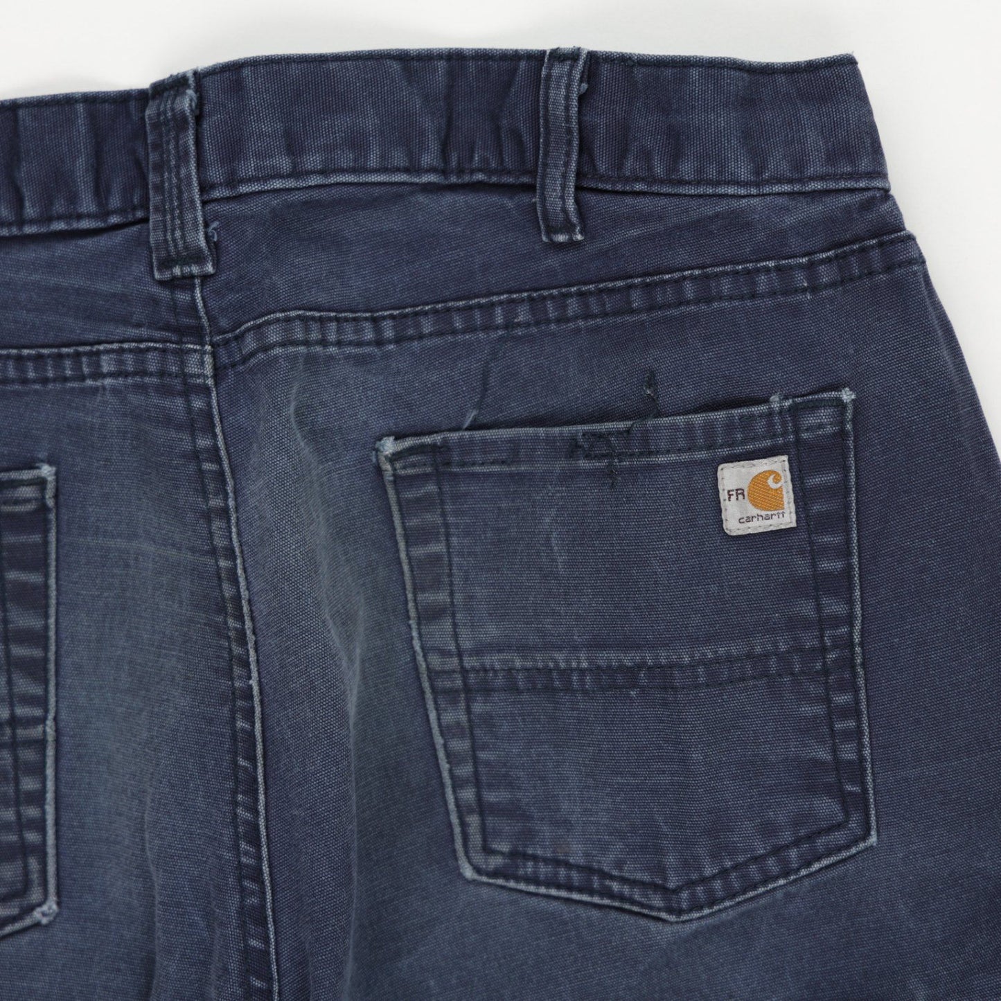Carhartt Blue Work Trousers 32W 32L Heavyweight Cotton Blend