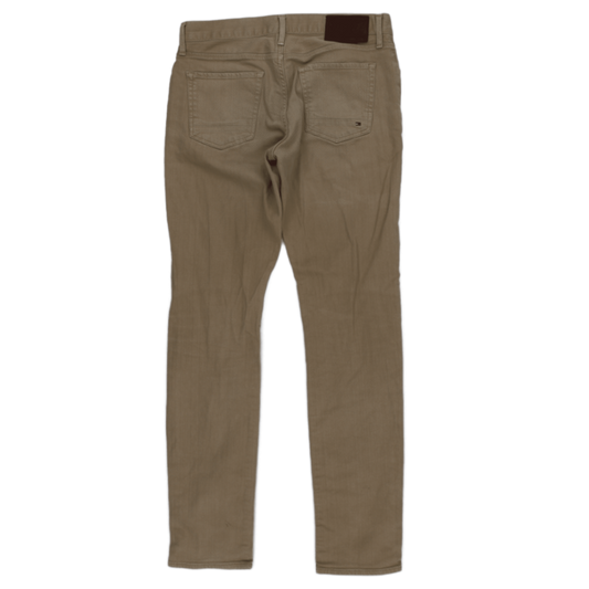 Tommy Hilfiger Slim Fit Jeans Beige W31 L32 Cotton Elastane Blend