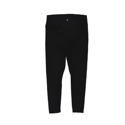 Lululemon High-Waisted Black Women's Athletic Leggings Size M Polyester Blend