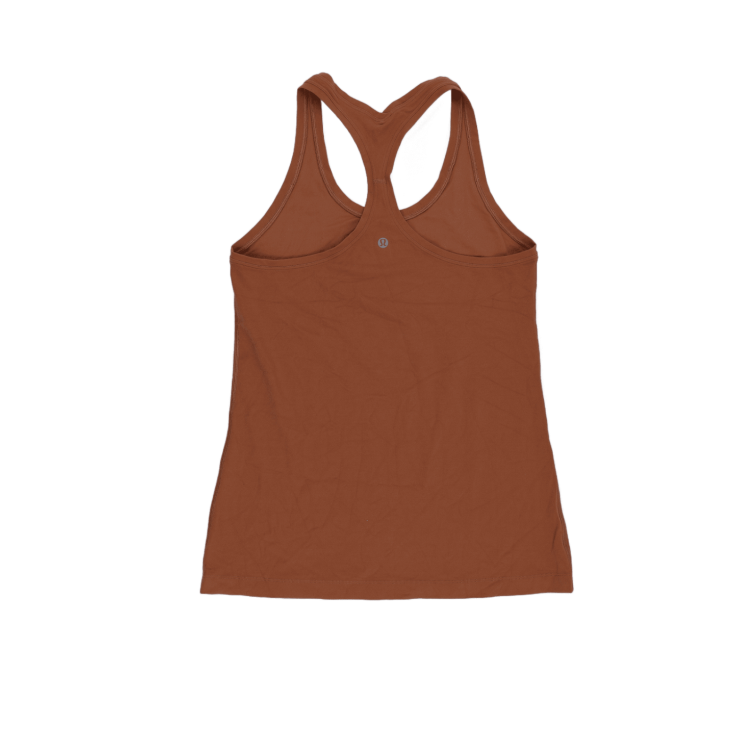 Lululemon Brown Racerback Tank Top Women's Size S Polyester Blend Scoop Neck Sleeveless