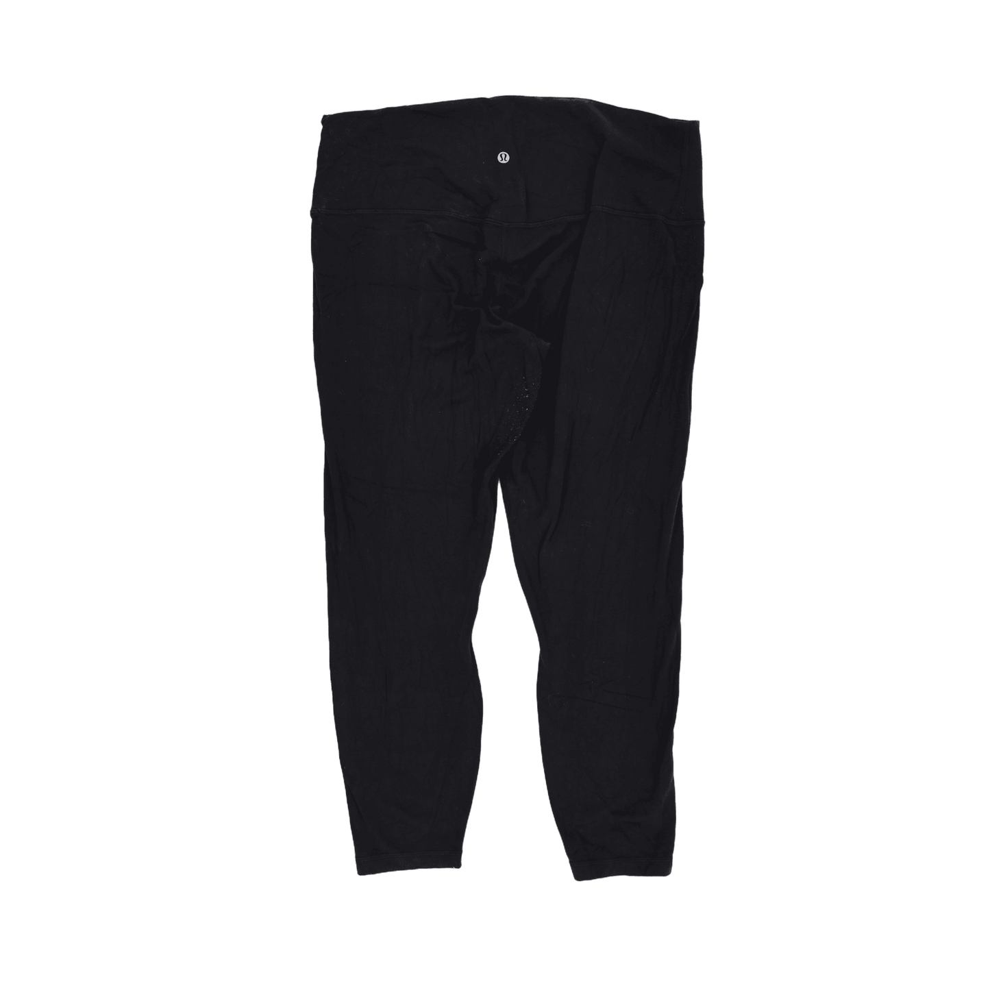Lululemon Black High Rise Yoga Leggings Women's Medium 28 In Stretch Fabric