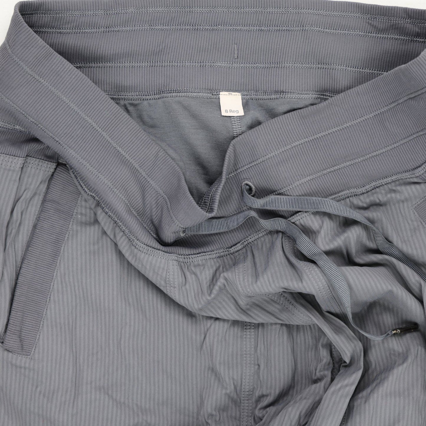Lululemon Grey Lightweight Drawstring Trousers Women's Size 8 Regular Activewear