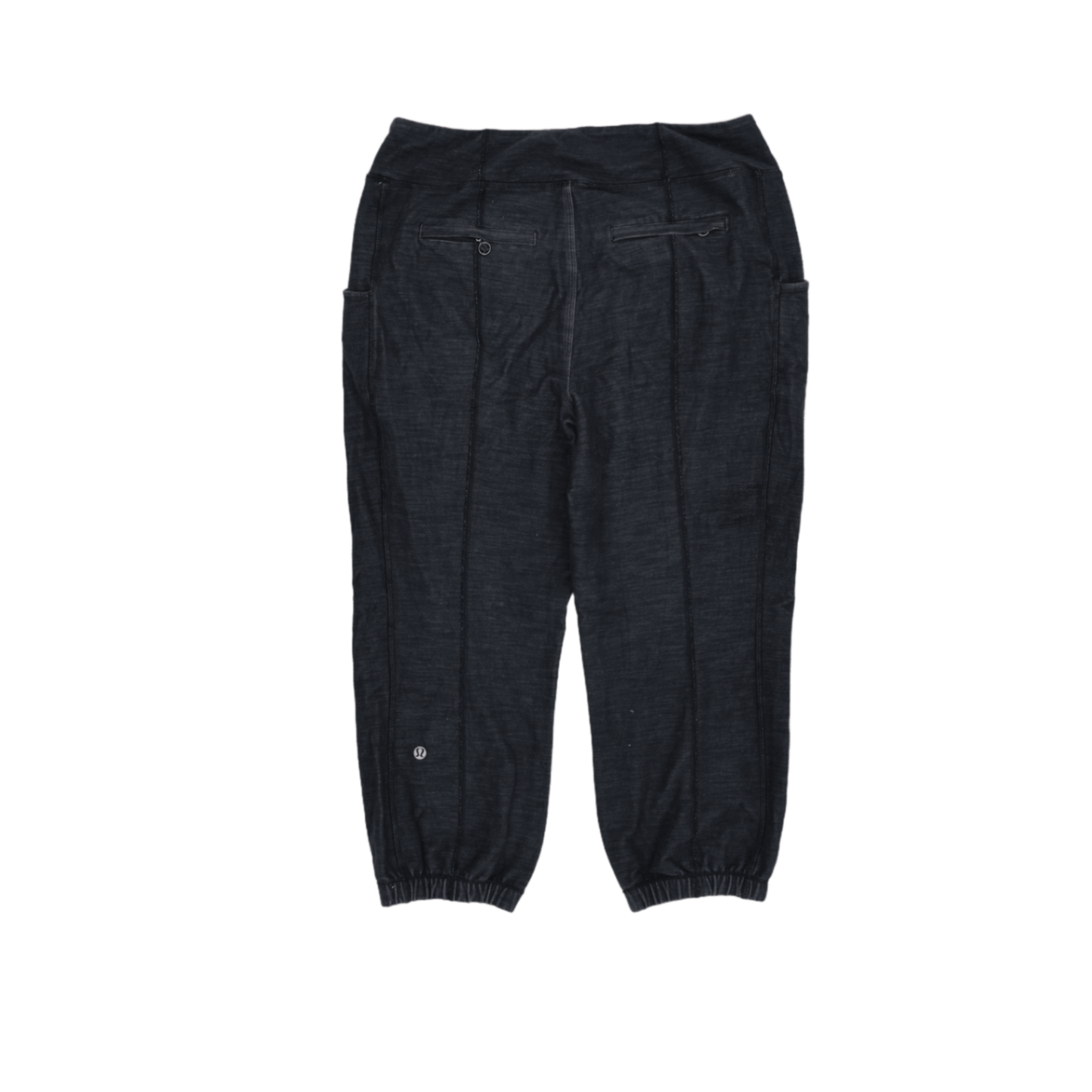 Lululemon Athletica Charcoal Jogger Trousers Women Small Cotton Blend