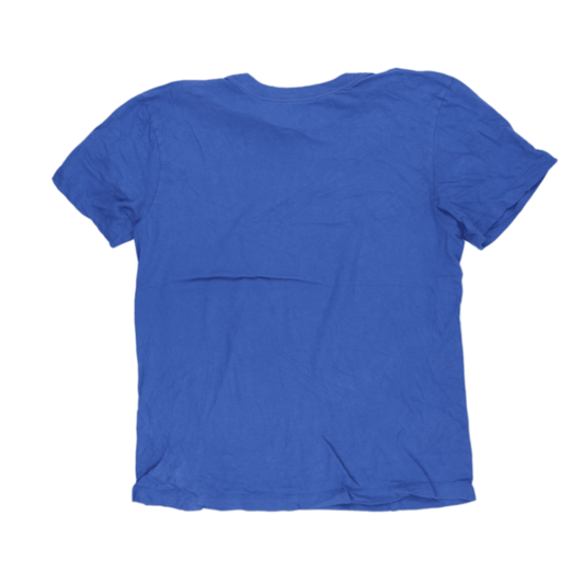 Nike Men's Blue Graphic Sportswear T-Shirt Size S Cotton Crew Neck Short Sleeve