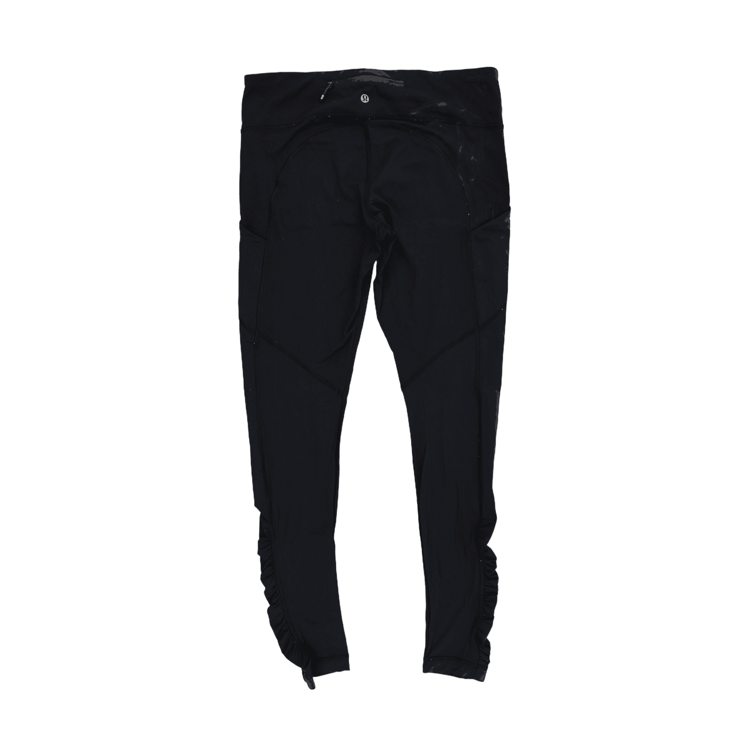 Lululemon Black High Rise Sports Leggings Size 6 Polyester Blend