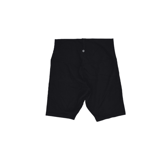 Lululemon Women's Black High Rise Biker Shorts Size 6 Nylon Elastane Blend
