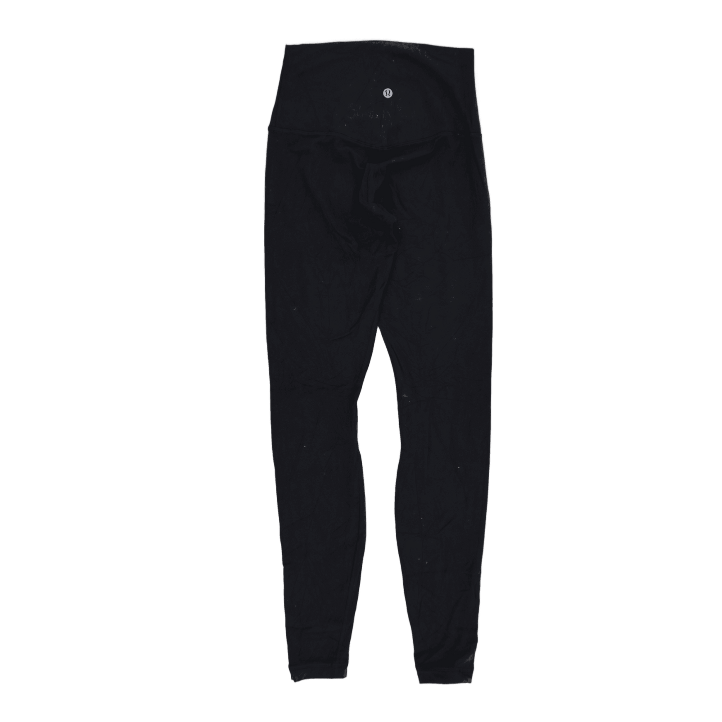 Lululemon High-Waisted Black Leggings Women Medium Polyester Blend 70cm Inseam 32cm Waist Used Excellent