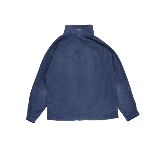 Montbell Blue Full Zip Fleece Jacket Mens Medium Fleece Polyester High Collar