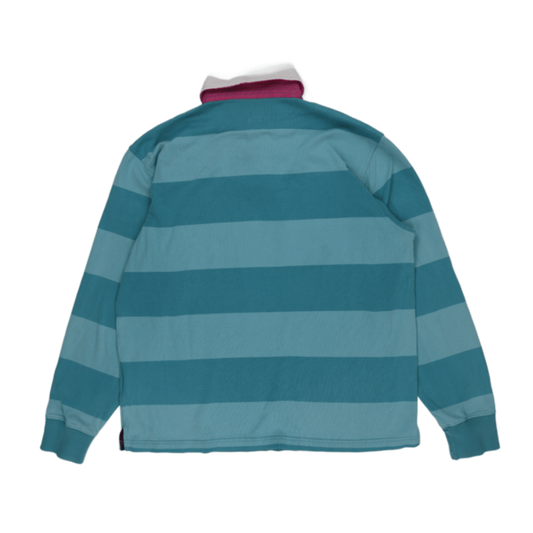 GANT Rugby Shirt Blue XL 100 Percent Cotton Vintage Mens