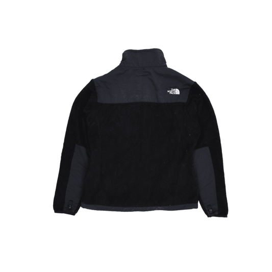 The North Face Fleece Jacket Black Medium Womens Crew Neck