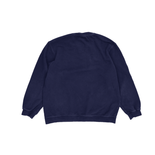 Lacoste Navy Classic Crew Neck Sweatshirt Large Cotton Vintage