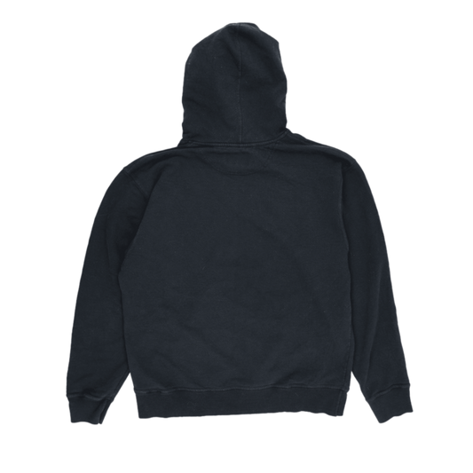 Champion Black Pullover Hoodie Size Large Cotton Blend Mens Activewear