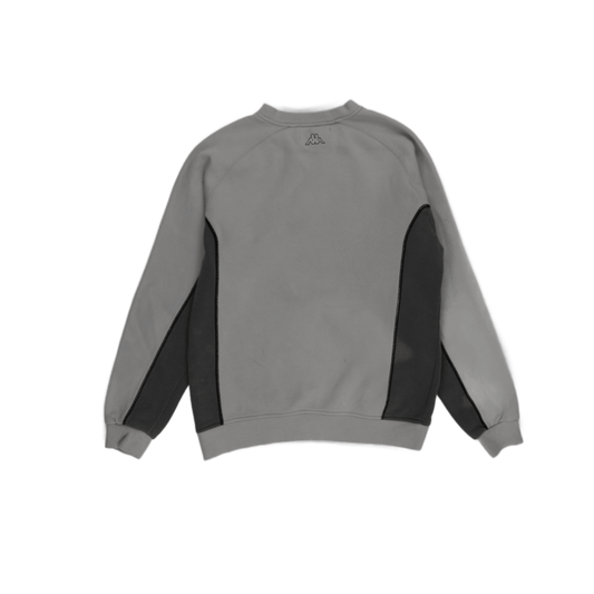 Kappa Grey Pullover Sweatshirt Medium Cotton Blend Crew Neck Vintage