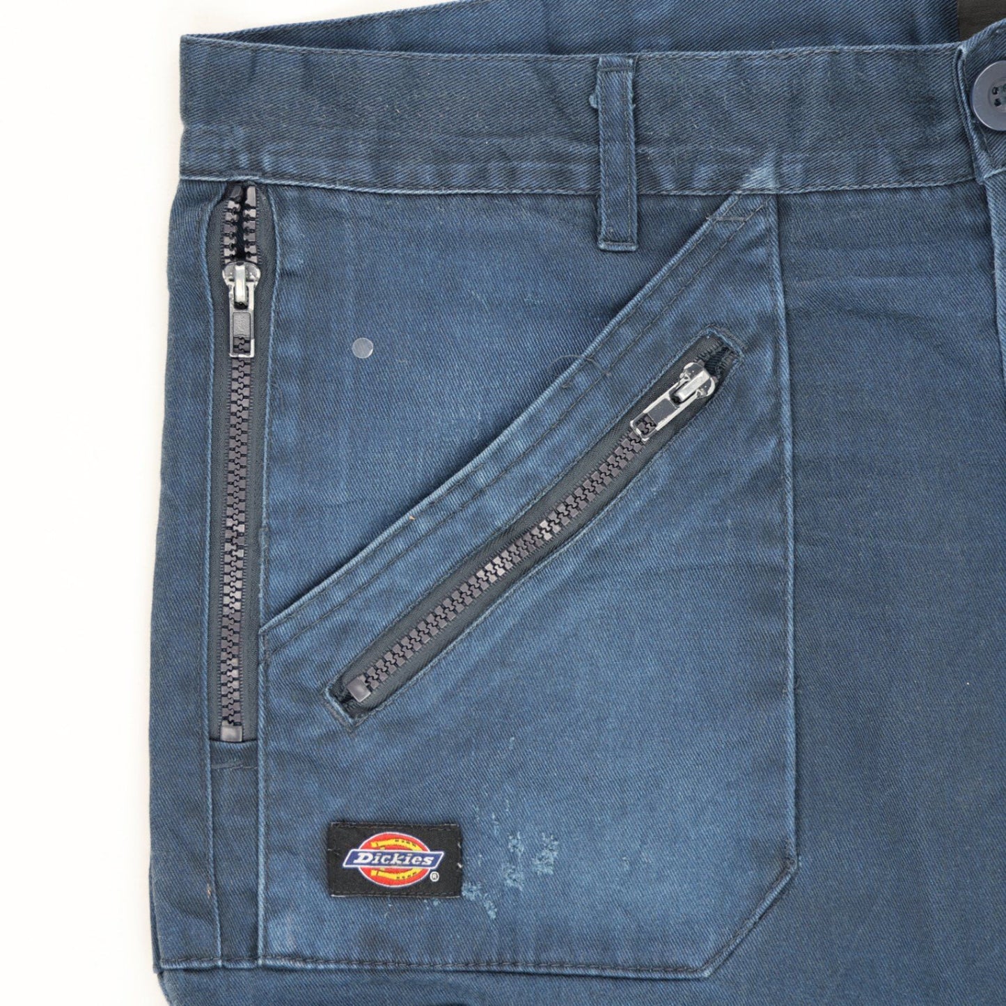 Dickies Blue Workwear Utility Trousers 38W x 30L Cotton Blend Vintage Men's