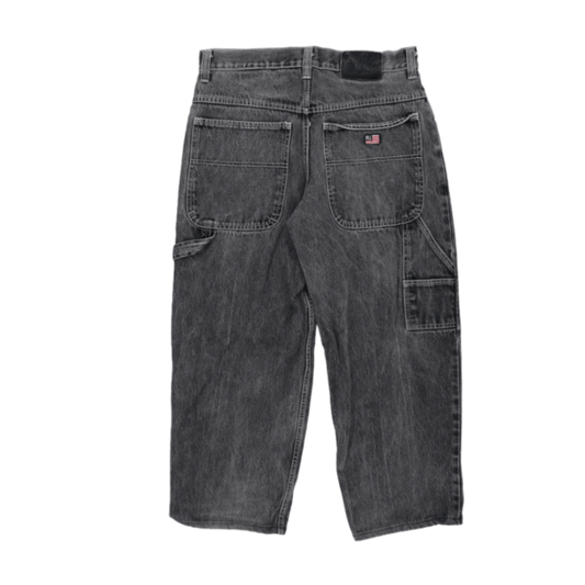 Ralph Lauren Vintage Carpenter Jeans Grey 34W 100 Cotton