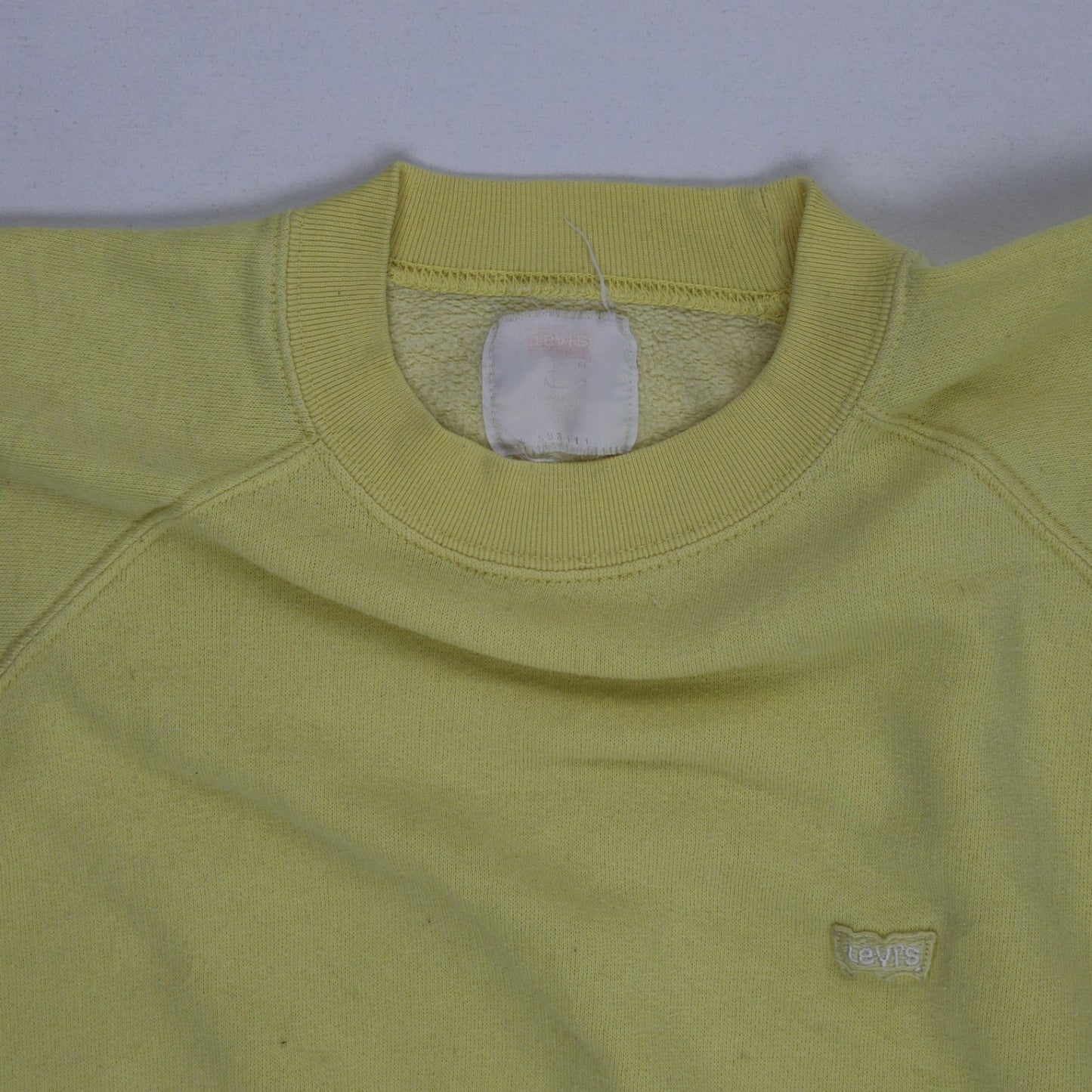 Levi's Olive Green Cotton Crew Neck Sweatshirt Men's Medium Vintage