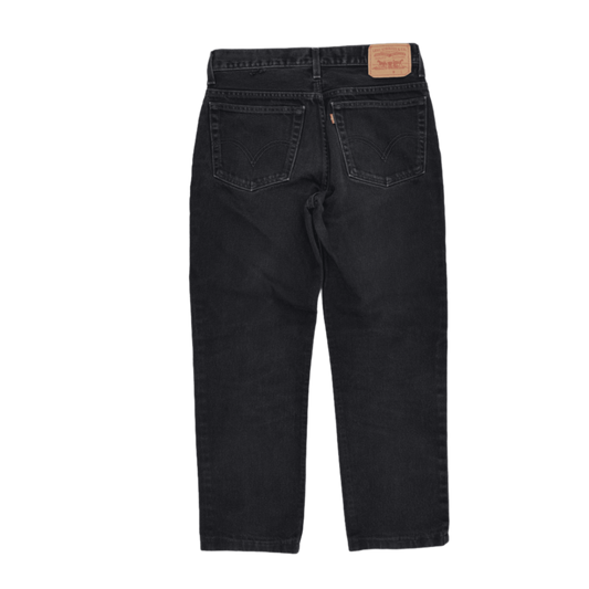 Levi's 516 Slim Fit Black Jeans 33x32 100% Cotton Men's Trousers
