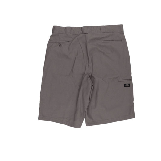 Dickies Loose Fit Grey Shorts 40 Waist 28 Inseam 65 Polyester 35 Cotton Casual Mens