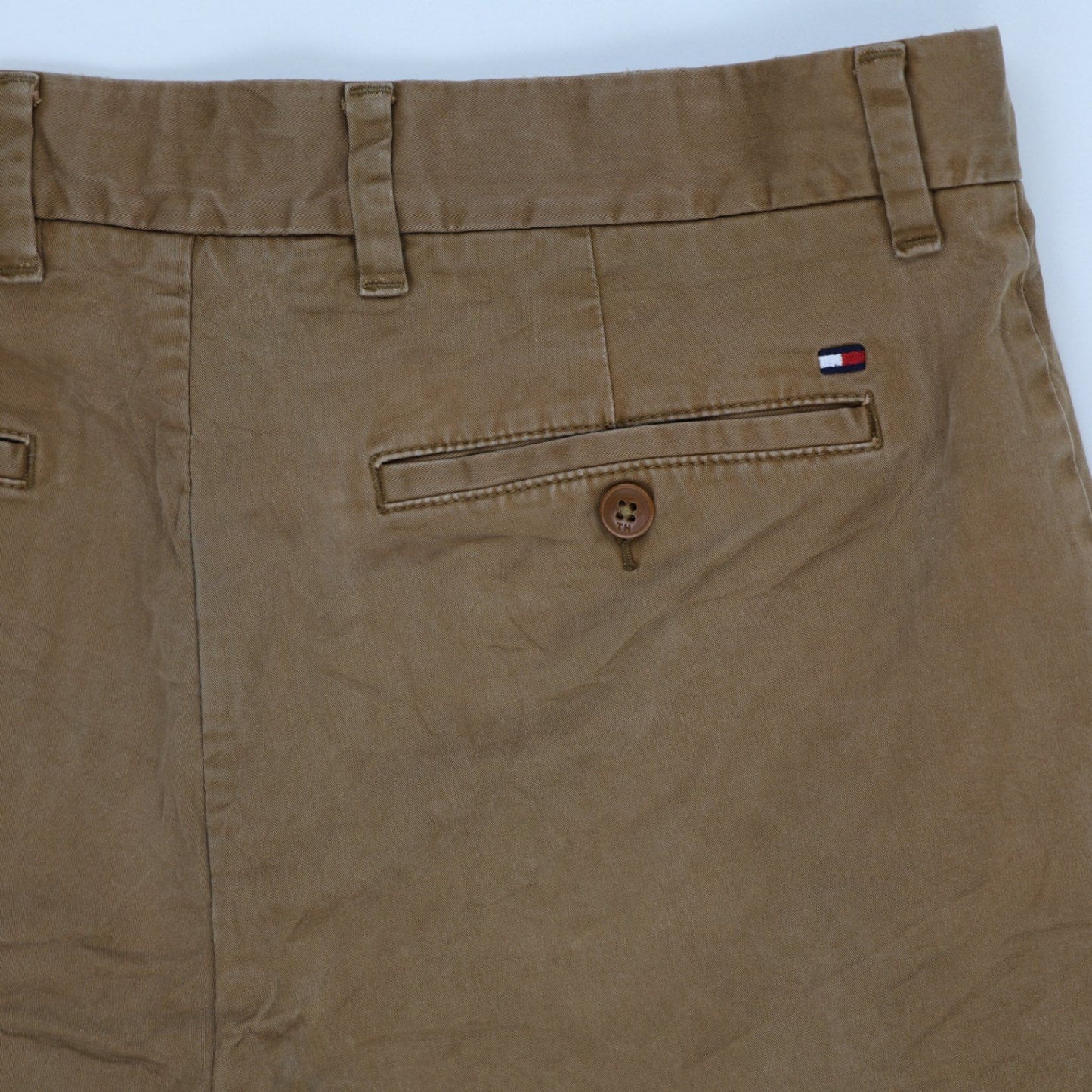 Tommy Hilfiger Men's Khaki Chino Shorts Size 32 Cotton