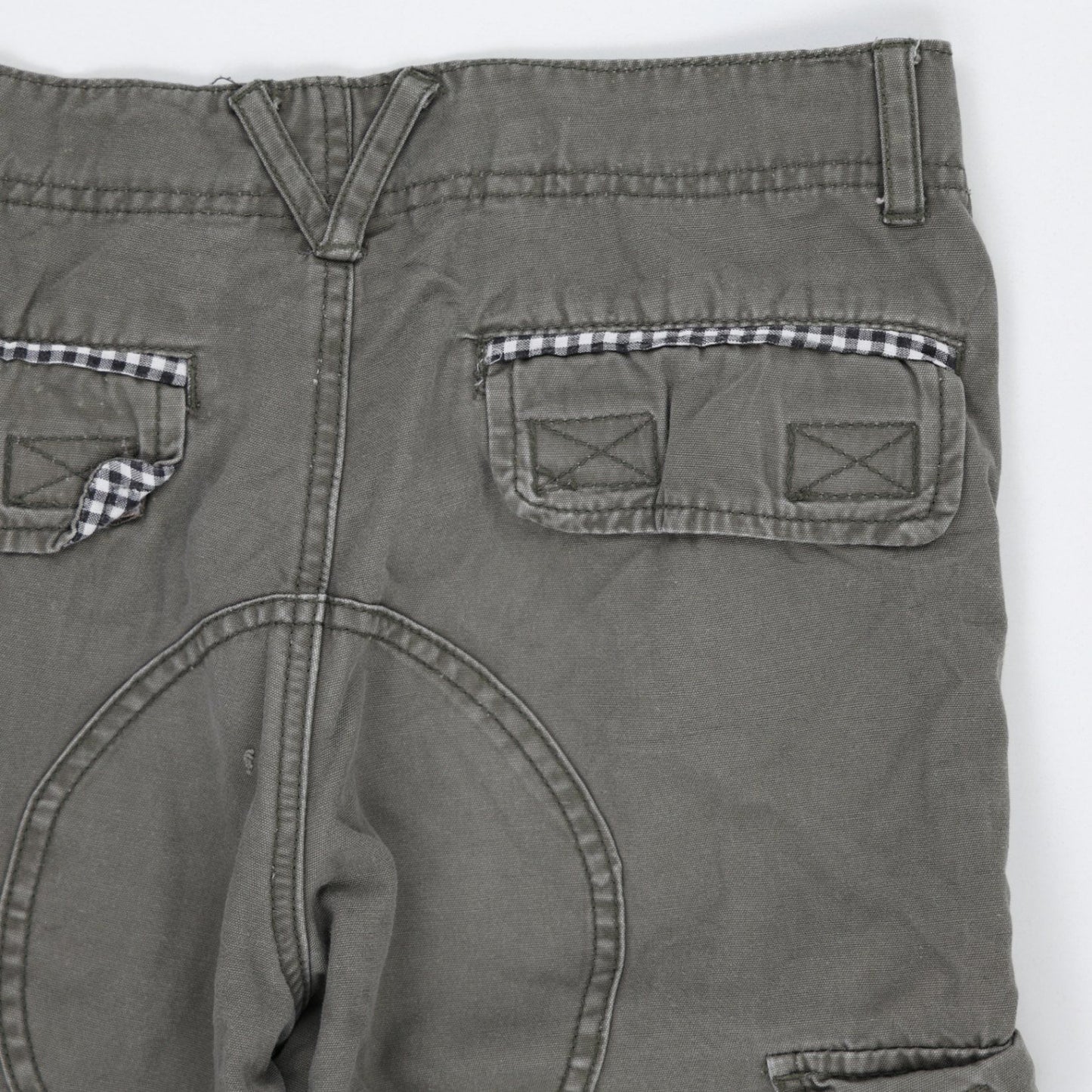 Zara Boys Cargo Shorts Grey 12A 100 Percent Cotton