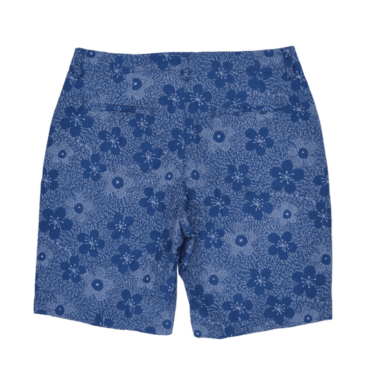 Lee Regular Fit Blue Floral Print Shorts W34 Cotton Casual