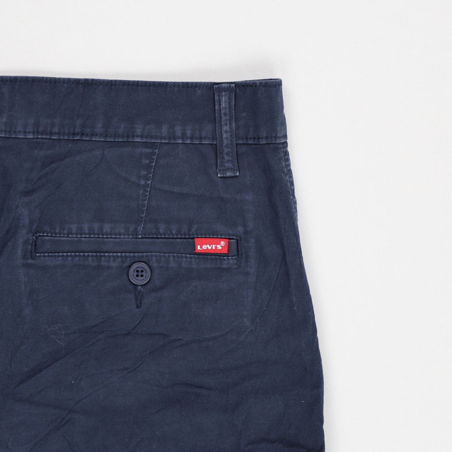 Levi's Navy Blue Cotton Chino Shorts W29 Small