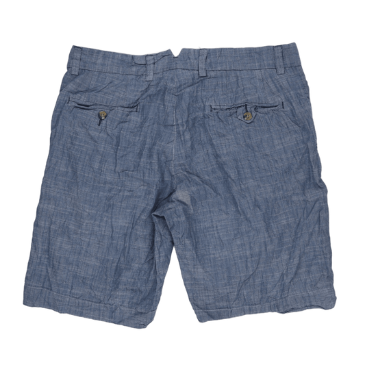Pendleton Blue Cotton Chambray Shorts 34 Inch Waist 11 Inch Inseam Casual Style