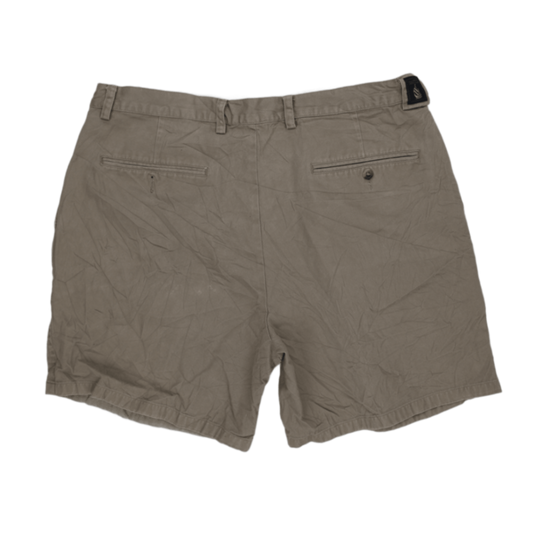 Nautica Khaki Chino Shorts Men Size 40 Vintage Cotton 9 Inch Inseam