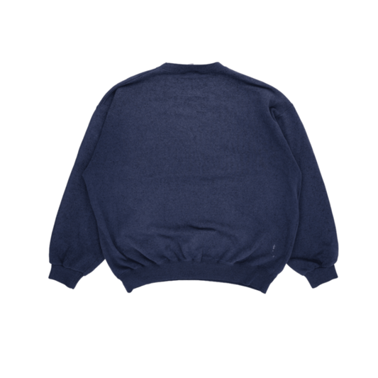 Champion Vintage Navy Sweatshirt Pullover Crewneck Cotton Blend XL