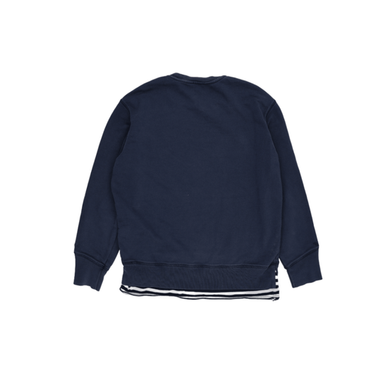Diesel D.S.L. Navy Blue Sweatshirt Men's Medium Cotton Crew Neck Casual