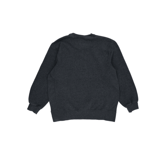 Reebok Charcoal Grey Crew Neck Sweatshirt XL 60 Cotton 40 Polyester Classic Fit Men's Activewear