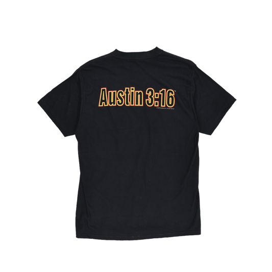 American Flag Men's Black Crew Neck 22 Cm Cotton Size XL