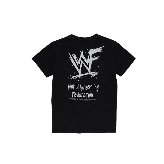 Red Rock WWF Rikishi Phatu Vintage Graphic T-Shirt Black Small 100% Cotton