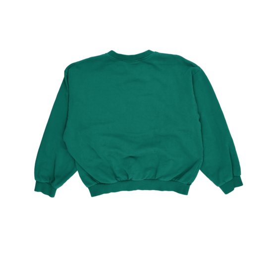 Lacoste Green Crew Neck Sweatshirt Medium Cotton Blend Vintage Men's Clothing