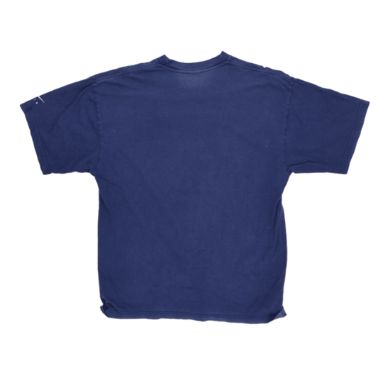 Nike Vintage Air Graphic T-Shirt Navy Blue Medium Cotton Crew Neck