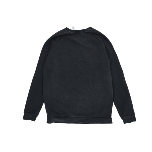 Adidas Originals Primegreen Black Crew Neck Sweatshirt Large Polyester Blend