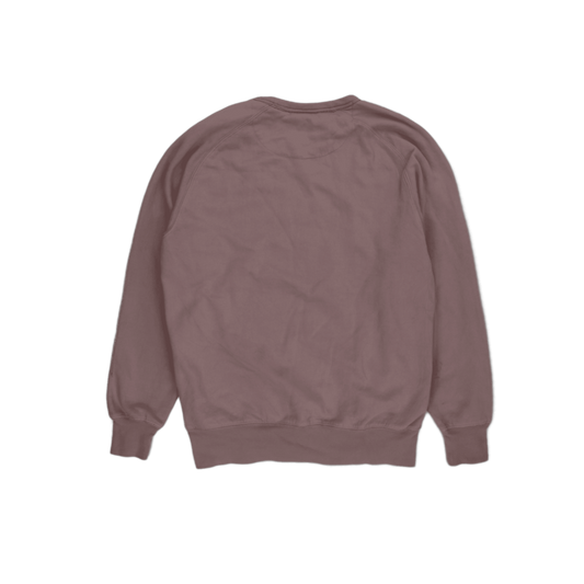 Ellesse Pink Logo Sweatshirt for Men Small Cotton Crew Neck Casual