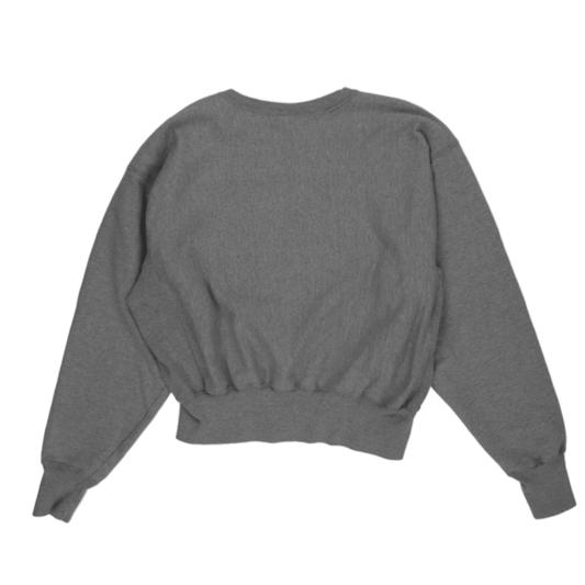 Champion Reverse Weave Grey Crewneck Sweatshirt Large Cotton Blend Vintage