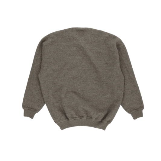 PROJECT by Setball Vintage Grey Wool Blend Crew Neck Sweatshirt Unisex Size M