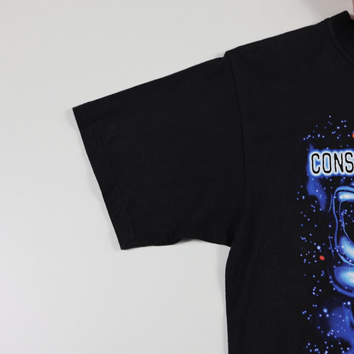 Terminator Tower of Terror Black Crew Neck Cotton Men T-Shirt Size S