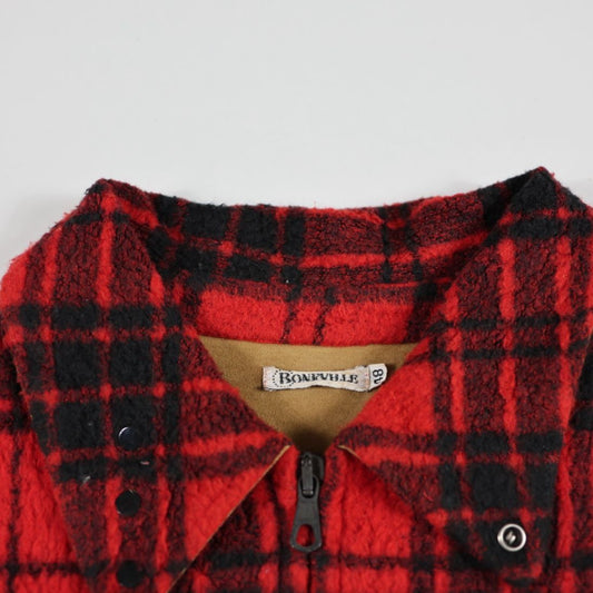 Boneville C.P. Company Red Check Lumber Jack Men Casual Jacket Size L
